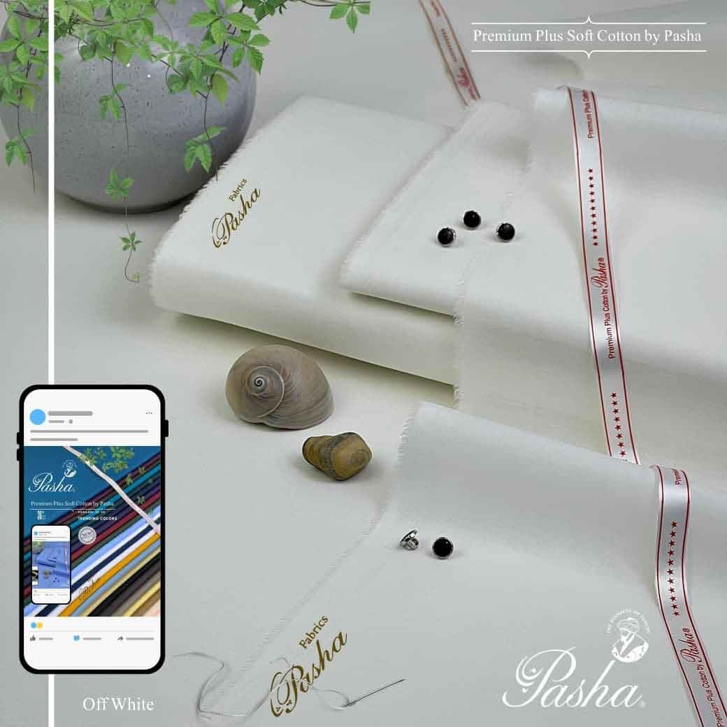 PASHA - Premium Plus - Soft Cotton - Off White