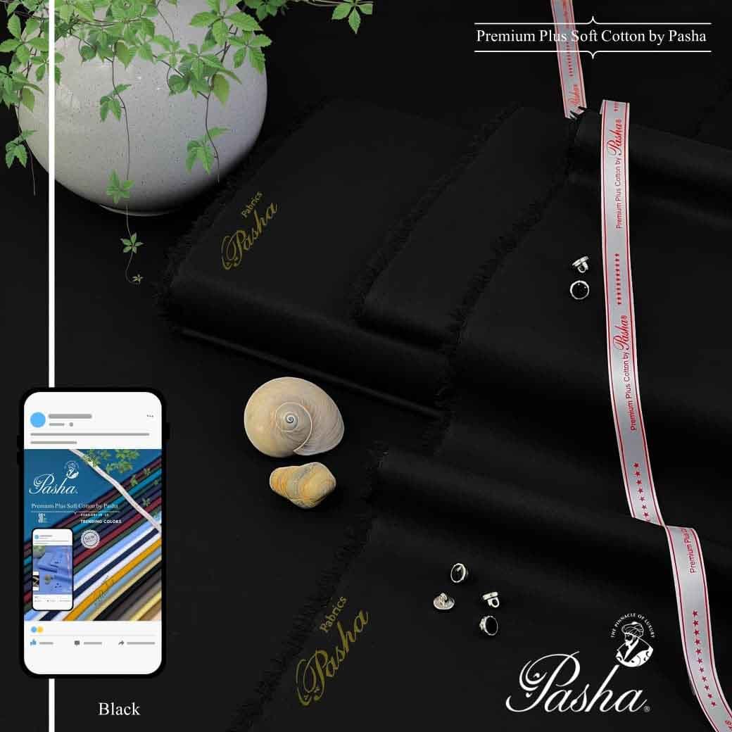 PASHA - Premium Plus - Soft Cotton - Black