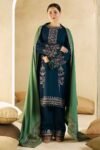 Nafees W99 Heavy Embroidered Dhanak Dress