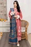 Nafees W09 Heavy Embroidered Dhanak Dress