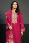 Nafees W65 Heavy Embroidered Dhanak Dress