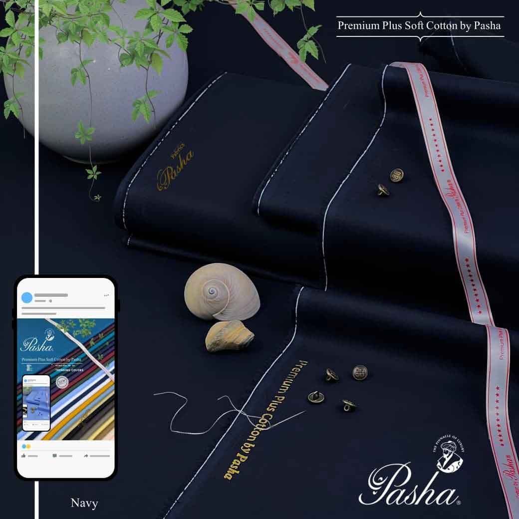 PASHA - Premium Plus - Soft Cotton - Navy