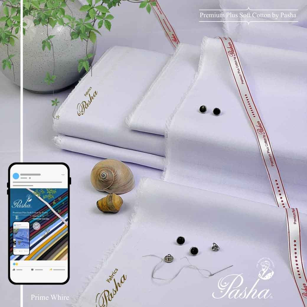 PASHA - Premium Plus - Soft Cotton - Prime White
