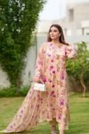 Aneela W5741B Printed & Embroidered Lawn Dress