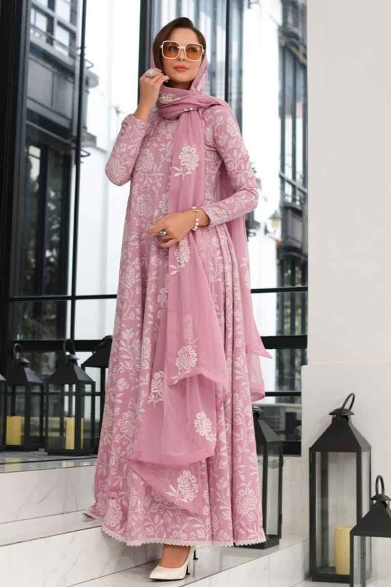 Bareeze W1868 Embroidered Lawn Fabric Unstitched Dress