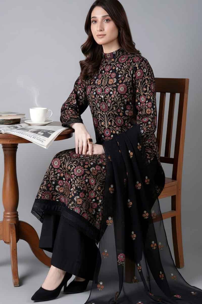 Bareeze W1878 Embroidered Lawn Fabric Unstitched Dress