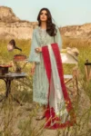 Crimson X Saira Shakira Embroidered Cotton Fabric Unstitched Dress