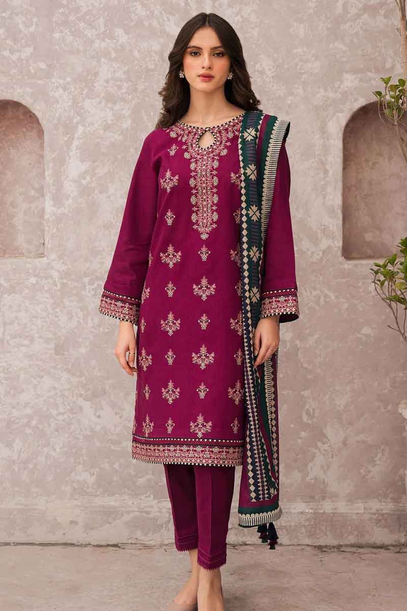 Jazmin W118 Embroidered Lawn Fabric Dress