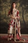 Nafees W002 Printed & Embroidered Lawn Dress