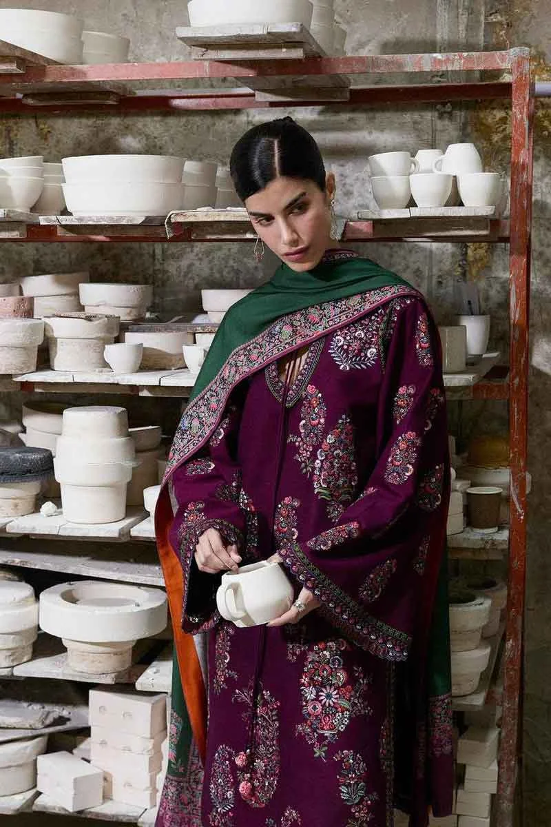 Hussain Rehaz W1143 Embroidered Lawn Fabric Unstitched Dress