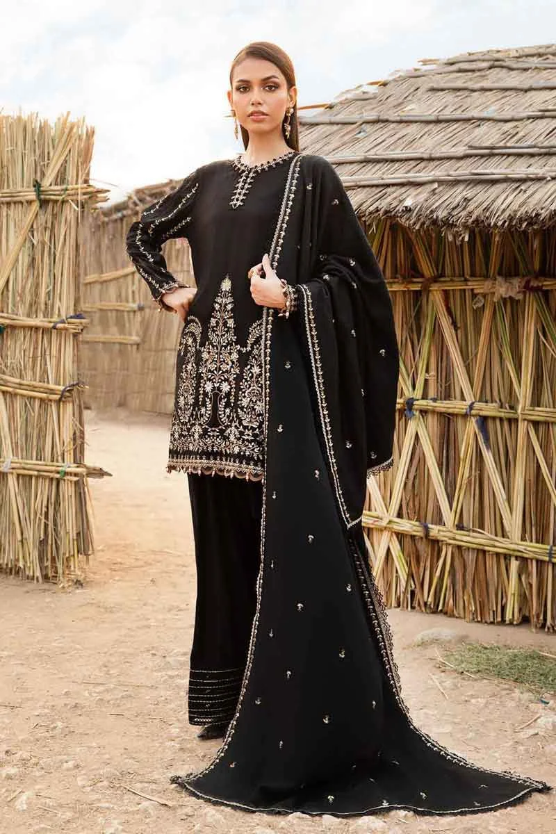 Maria B W1045 Embroidered Lawn Fabric Unstitched 3 Piece Dress