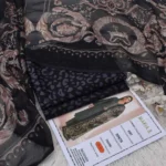 MB P47 Digital Printed Lawn Fabric Unstitched 3 Piece Dress