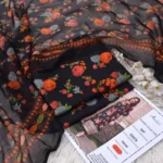 Aneela's P43 Digital Printed Lawn Fabric Unstitched 3 Piece Dress