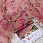 Aneela's P35 Digital Printed Lawn Fabric Unstitched 3 Piece Dress