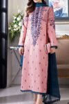 Asim Jofa W6157 Embroidered Lawn Fabric Unstitched 3 Piece Dress