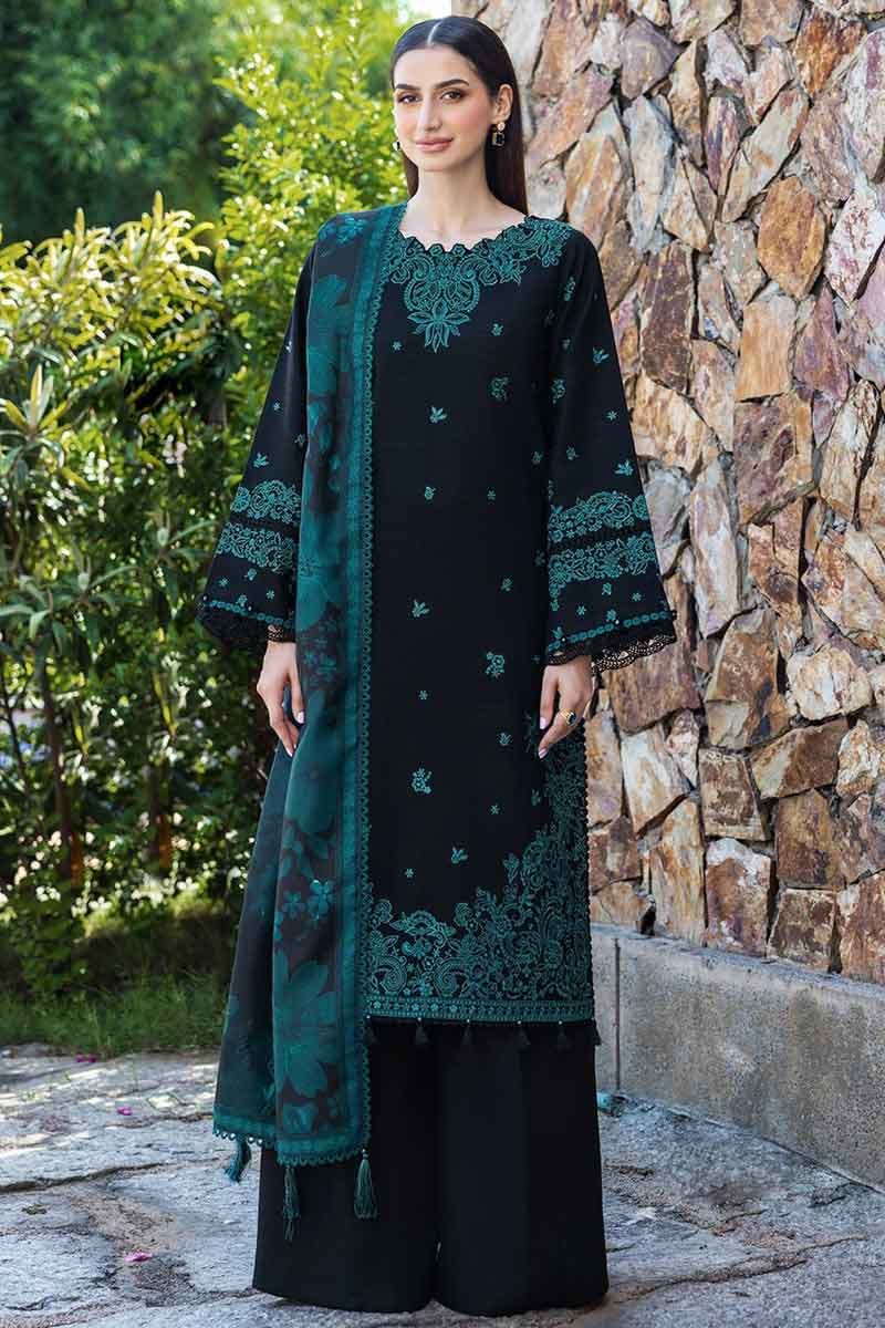 Farasha W6180 Embroidered Lawn Fabric Unstitched 3 Piece Dress